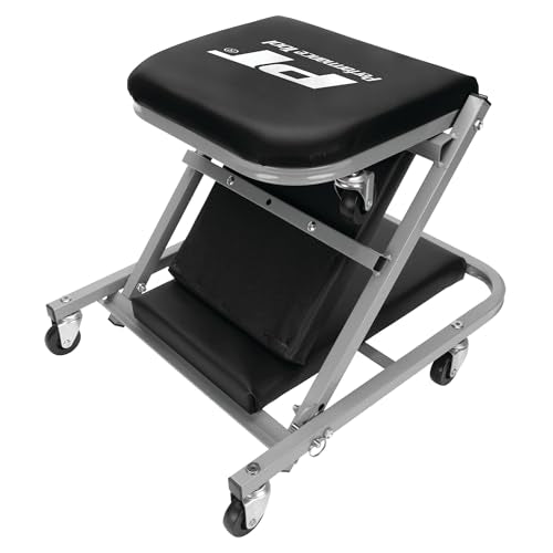 Performance Tool W85018 40 in. Z-Frame Folding Creeper Rolling Seat - style: 2-in-1 40" Z-Frame Folding Creeper