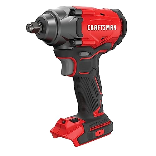 CRAFTSMAN V20 Cordless Impact Wrench, 1/2 inch, Bare Tool Only (CMCF920B) - style: Brushless Impact Wrench (Tool Only)