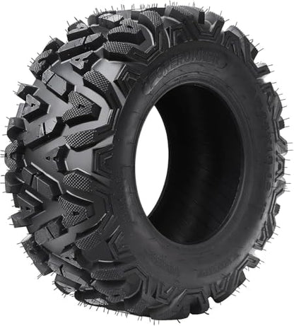Garvee Set of 4 ATV UTV Tires 26x9-12, 6 PR Tubeless All-Terrain Tires for Mud, Dirt, Desert, Rock - Replacement Tires - size: 26x9-12 & 26x9-12, style: Pattern A