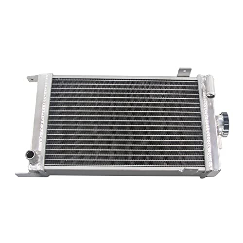 3 Row Aluminum Radiator for Go-Kart Karting Gearbox Shifter Karts Kart MT, Full Performance Aluminium Radiators, Automotive Replacement Radiator