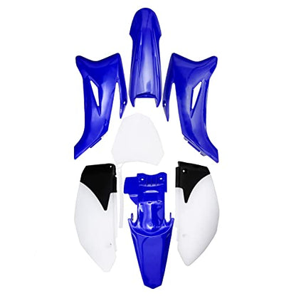 TDPRO Plastic Fender Fairing Kit for TTR-R110E Pit Dirt Bike (Blue) - color: Blue