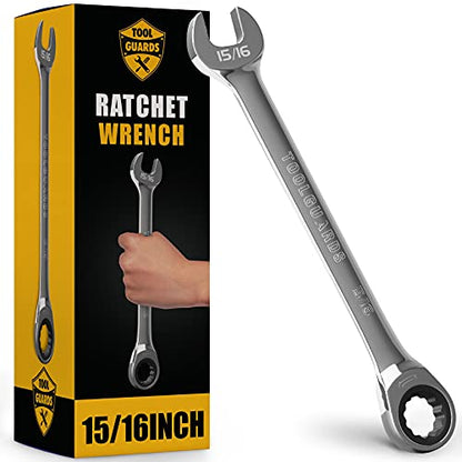 Ratcheting Wrench - Slim Profile - Ratchet Wrench, 15/16" Wrench Set - size: 15/16″
