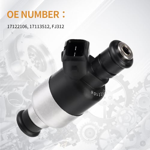 4PCS Fuel Injectors 6 Holes Compatible with Chevy S10 L4 2.2L 1998-2000