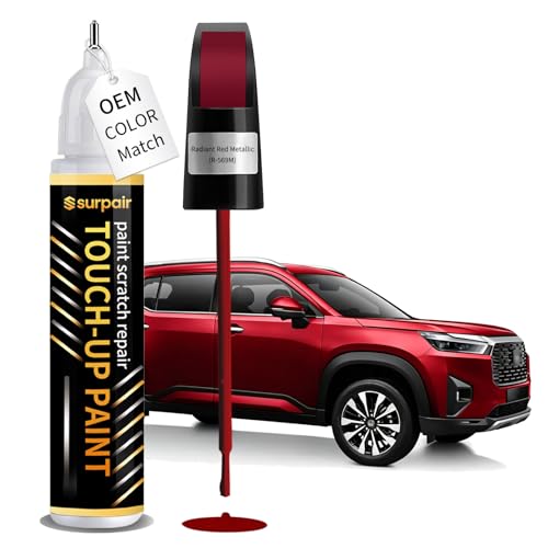 Radiant Red Metallic R-569M Touch up Paint for Honda Car Paint Pen - color: Radiant Red Metallic (R-569M)