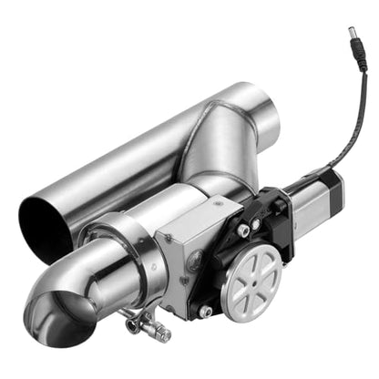 SPELAB Electric Exhaust Cutout 2.5 Inch with Elbow Muffler Exhaust Valve Kit with One Controller Remote Kit - size: 2.5
