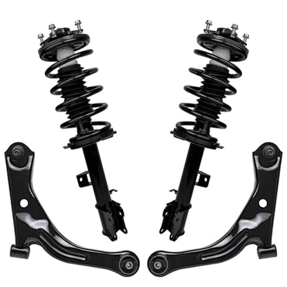 Detroit Axle - Front Struts Lower Control Arms for 2005-2012 Ford Escape - size: 4CQ2501170/Big Kit
