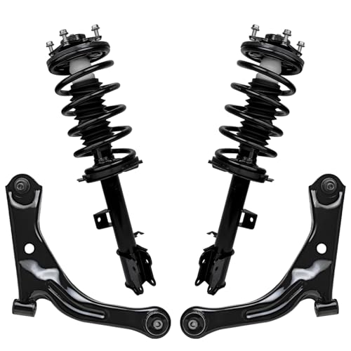 Detroit Axle - Front Struts Lower Control Arms for 2005-2012 Ford Escape - size: 4CQ2501170/Big Kit