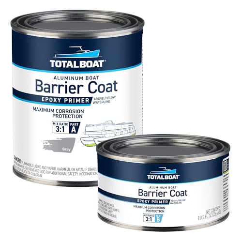 TotalBoat Aluminum Boat Barrier Coat Marine Epoxy Primer - Gray Quart - size: 32 Fl Oz (Pack of 1)