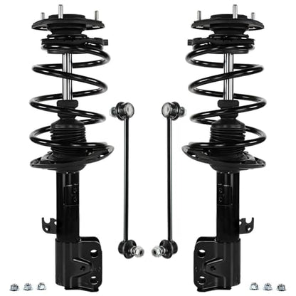 Detroit Axle - 1.8L Front Struts Kit for 2016-2019 Toyota Corolla - size: 4QS47058-V1/ sway kit