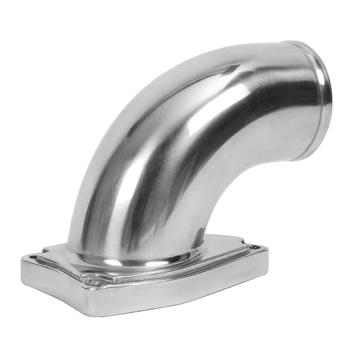 Turbo Air Intake Elbow Pipe Compatible with 03-07 F-250 F-350 F-450 - color: Silvery