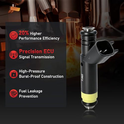 6PCS Fuel Injectors Compatible with Ford Ranger Mazda B3000 3.0L - size: FJ463