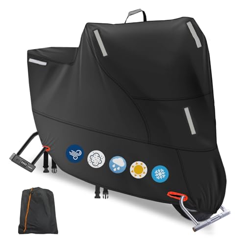 300D Oxford Motorcycle Cover (3XL: 104 x 37 x 50 inch) - color: 300D Silver, size: 3XL (104 x 37 x 50 inch)