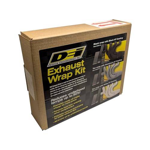 Design Engineering Automotive Exhaust & Header Glass Fiber Wrap Kit - color: Black Spray