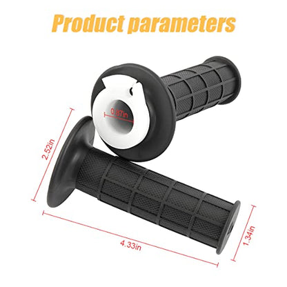 Throttle Handle Grip Cable, 47Inches Fuel Seat Handle Throttle Cable Throttle Housing Clamp for 50-250CC Motocross ATV Accessories