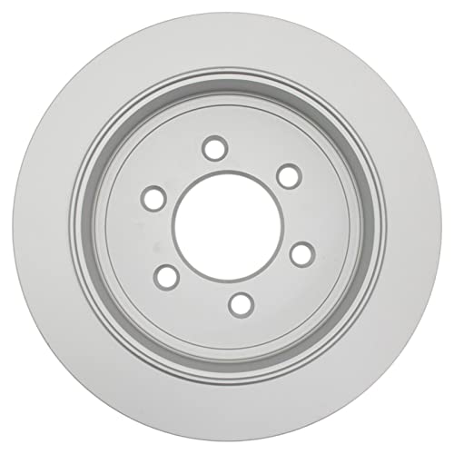 TRQ Front and Rear Brake Rotors Set Premium G-Coated - style: BRA15441