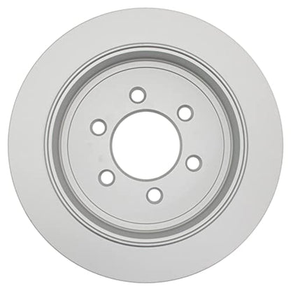 TRQ Front and Rear Brake Rotors Set Premium G-Coated - style: BRA15441