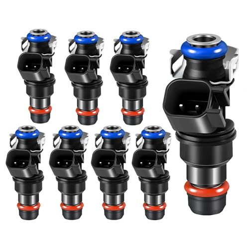 Fuel Injectors 12580681 Set of 8 Compatible with Chevy Avalanche 2007-2009,for Express 2500 2008-2009,for GMC Envoy 2005-2009,for Yukon 2007-2009,for Hummer H2 2008 FJ887