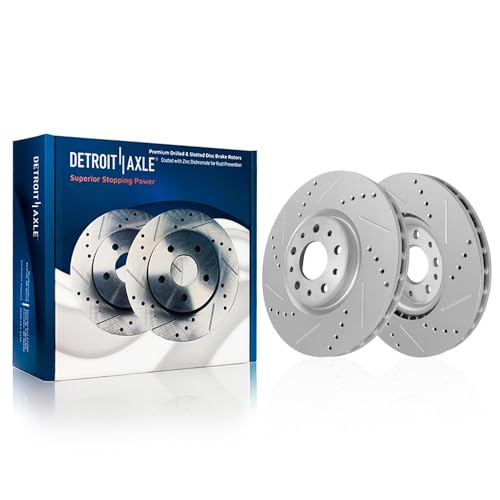 Detroit Axle - 6pc Front Brake Kit for 2015-2022 Ram Promaster City, 2016 - size: 6PR471496/KIT