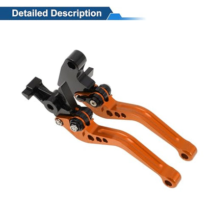 Short Brake Clutch Levers for Triumph Tiger 800 XC/XCX 2015-2018 - color: Orange