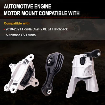 Engine Motor Mount for Civic 2018-2021 2.0L L4 Hatchback - size: 2018-2021 Civic 2.0L