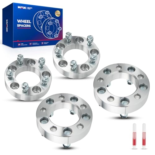 KAX 5x4.75 Lug-Centric Wheel Spacers 1.25 inch for Chevrolet S10 - color: Silver, size: 5x4.75" -87.1mm -M12x1.5 -1.25" thick