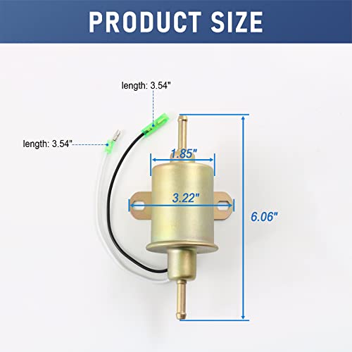 JDMSPEED New Fuel Pump Replacement For Polaris Ranger 400 500 1999-2012 Replaces 4011545 4011492 4010658 4170020 E11005 Electric Fuel Pump