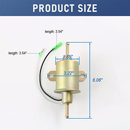 JDMSPEED New Fuel Pump Replacement For Polaris Ranger 400 500 1999-2012 Replaces 4011545 4011492 4010658 4170020 E11005 Electric Fuel Pump