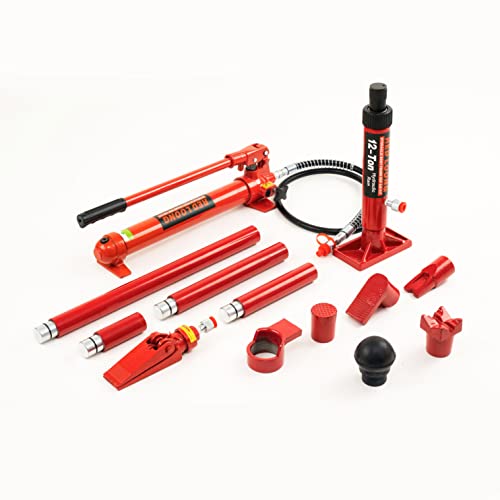 12 Ton Porta Power Hydraulic Jack Kit for Auto Body Frame Repair