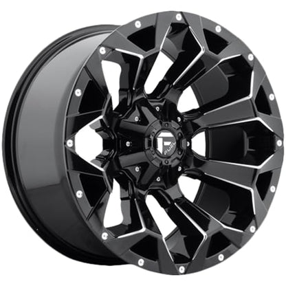FUEL OFF-ROAD ASSAULT 18X9 5X4.5/5.0 4.53-12mm GLOSS BLACK MILLED - D57618902645US