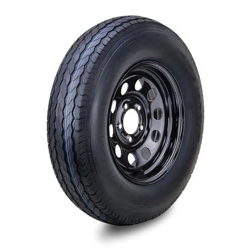 Free Country Trailer Tire Wheel ST175/80D13 8-Ply D 96L 5X4.5 Black Mod Rim - size: ST175/80D13 / 5x4.5" PCD / 8PR