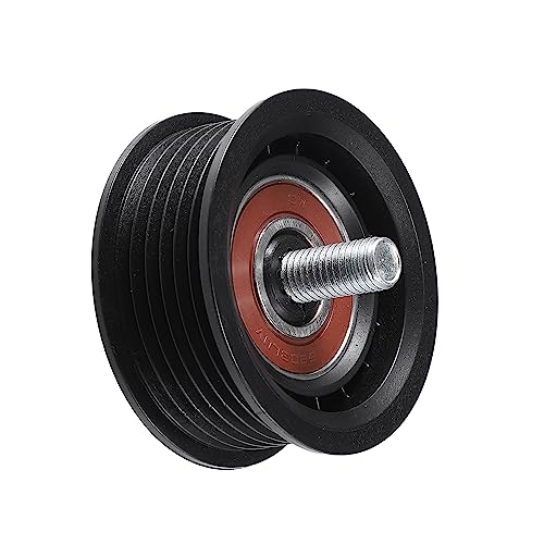 X AUTOHAUX Driver Belt Upper Idler Pulley Tensioner No.2528825001 for Kia Sportage Optima Forte Sorento for Hyundai Tucson Sonata Santa Fe Belt Idler Pulley Tensioner Timing Belt V-Ribbed