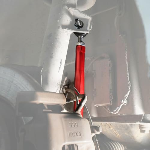 Bevinsee Adjustable Front Sway Bar End Link Kit Compatible with E46 Z4 E85 - color: Red