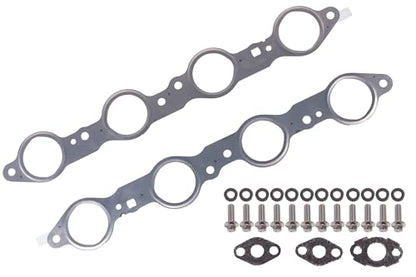 12617944 for Chevy Silverado 1500 2500 Sierra LS GM MLS Manifold Exhaust Gasket&Bolts &P-3348000 LS1 LS2 LS3 LS6 LQ4 LQ9 Suburban Escalade 12558573 12600530 12620947 4.8 5.3 5.7 6.0 6.2 2PCS - color: 12617944 2PCS &Bolts & P-3348000