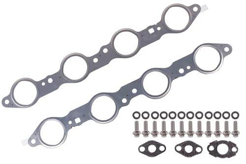 12617944 for Chevy Silverado 1500 2500 Sierra LS GM MLS Manifold Exhaust Gasket&Bolts &P-3348000 LS1 LS2 LS3 LS6 LQ4 LQ9 Suburban Escalade 12558573 12600530 12620947 4.8 5.3 5.7 6.0 6.2 2PCS - color: 12617944 2PCS &Bolts & P-3348000