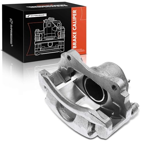 A-Premium Front Right Passenger Disc Brake Caliper with Bracket - style: Front Passenger Side