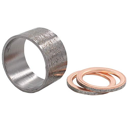MOTOKU Exhaust Gasket Exhaust Pipe Muffler Silencer