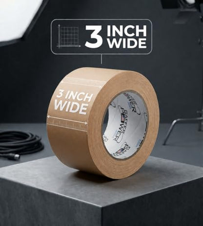 Gaffer Power Tan Gaffer Tape 3 Inch x 30 Yards, Pro Grade, Made in USA - color: Tan, size: 3 in x 1080 in