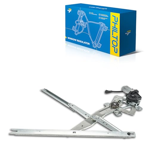 PHILTOP Front Left Power Window Regulator w/Motor for F250 Super Duty 00-12 - size: Front Left, style: 748-180