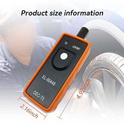 Automotive Tire Sensor Reset Tool, TPMS Relearn Tool, Tire Pressure Monitor Sensor EL-50448 OEC T5 Compatible with Most GM Series Vehicles 2006-2021, Car Accessories
