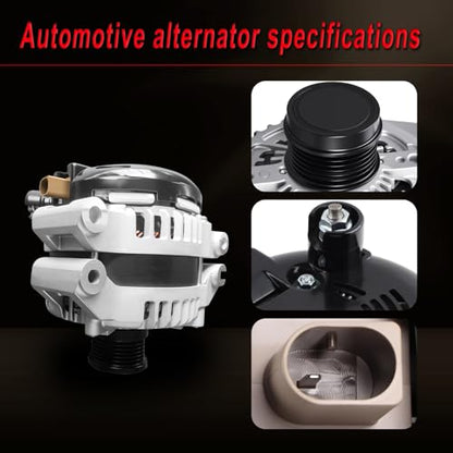 Alternator compatible for 2014-18 Ram 1500, 2019 Ram 1500 Classic - size: 2014-2018 Ram 1500