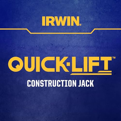 IRWIN Quick-Lift Construction Jack, Hand Lifting Jack Tool, Multifunctional, Lift up to 10" and Capacity 330 lbs (IRHT83100) - size: Single