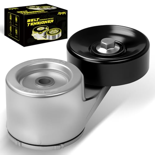 Oktiger 38108 Belt Tensioner Assembly with Pulley Fit for Chevy C1500/C2500/C3500 1988-1995, Astro 1987-1989, Blazer 1989-1994, Tahoe 1995, for GMC Yukon, V1500/V2500 Suburban, Typhoon, 4.3L/5.0L/5.7L - size: 38108