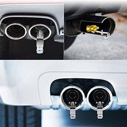 2PCS Car Turbo Whistle, Aluminum Alloy Universal Turbo Whistle - color: Gold