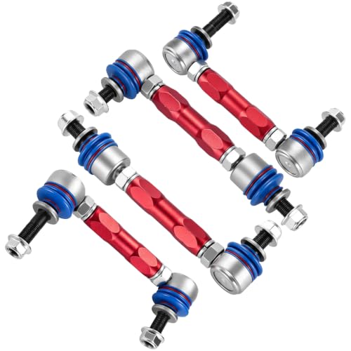 Front & Rear Adjustable Stabilizer Sway Bar End Links Suspension Kit Compatible with Lexus GX470 2003-2009, Toyota 4Runner 2003-2022, Toyota FJ Cruiser 2007-2014
