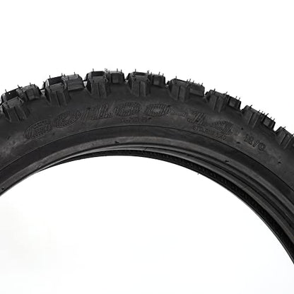 60/100-14 2.50-14 Front Dirt Bike Tire and Tube Set - size: 60/100-14