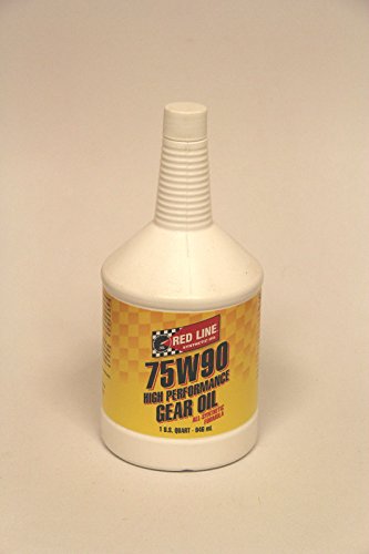 Red Line (57904) 75W90 GL-5 Synthetic Gear Oil for Hypoid Limited Slip Differentials - 1 Quart (Pack of 2) - size: 1 Quart (32 Ounces) (Pack of 2)