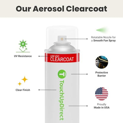 TouchUpDirect High Gloss Clearcoat Aerosol Spray Can - size: 12 Ounce (Pack of 1)