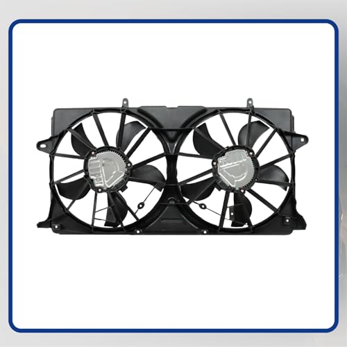 Radiator Cooling Fan Replacement for 23123633 23123634 Replacement for Silverado 1500 2015-2019 Replacement for Sierra 1500 2015-2019