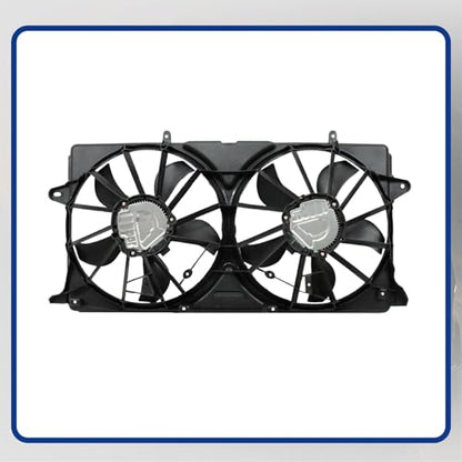 Radiator Cooling Fan Replacement for 23123633 23123634 Replacement for Silverado 1500 2015-2019 Replacement for Sierra 1500 2015-2019