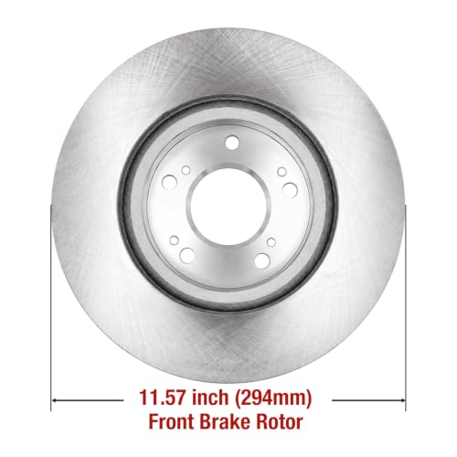 HUSCH Brake Kit Ceramic Brake Pads and Brake Rotors Fit for Chrysler Cirrus - size: 31346+D866